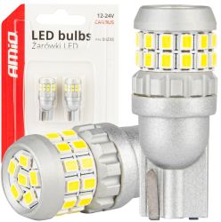 CANBUS LED bulbs T10 W5W 2 kpl